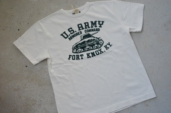 画像1: COLIMBO ノーウォークコットンプリントTシャツ「TANK COMMAND」柄 (1)