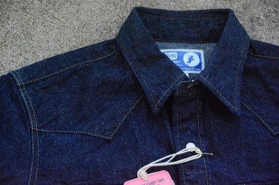 画像2: Colimbo キャトルマン10ozデニムウエスタンシャツ「Cattleman Shirt」