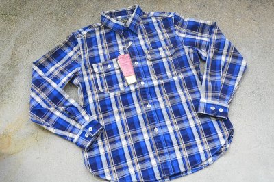 画像1: Colimbo ヒルヘッドフランネルワークシャツ「HILLHEAD FLANNEL SHIRT」