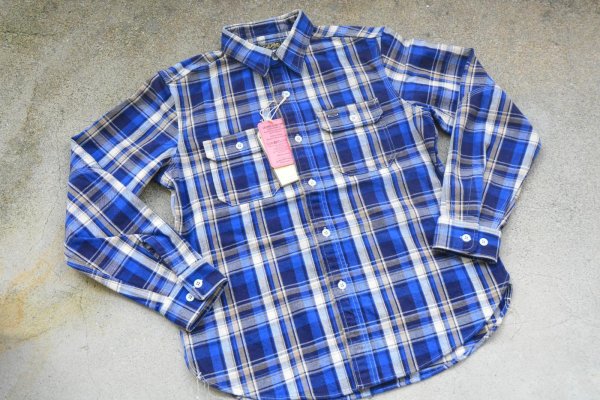 画像1: Colimbo ヒルヘッドフランネルワークシャツ「HILLHEAD FLANNEL SHIRT」 (1)