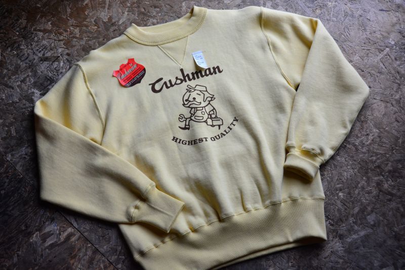 クッシュマン　カレッジロゴスウェット　Cushman